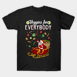 Veggies For Everybody Christmas Ugly Sweater T-Shirt